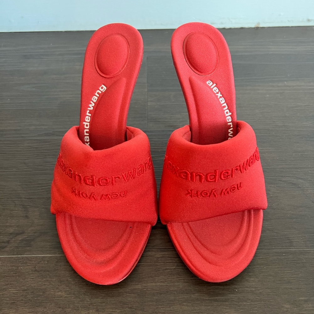 Red Alexander Wang heels